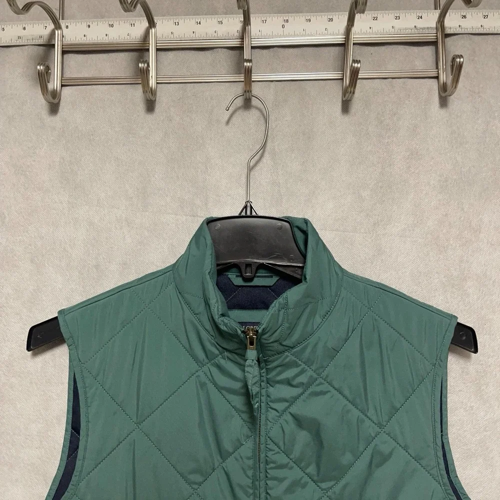 NWOT J Crew Vest Men S Authentic Outerwear Walker Quilted Zip Sleeveless Jacket